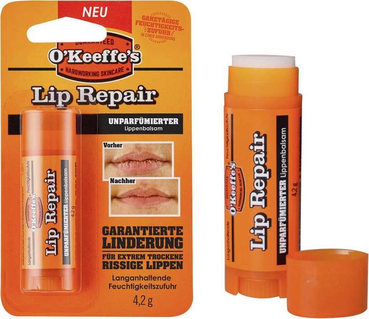 Actual product image O'Keeffe's Lip Repair Unscented Lip Balm (Care pencil)