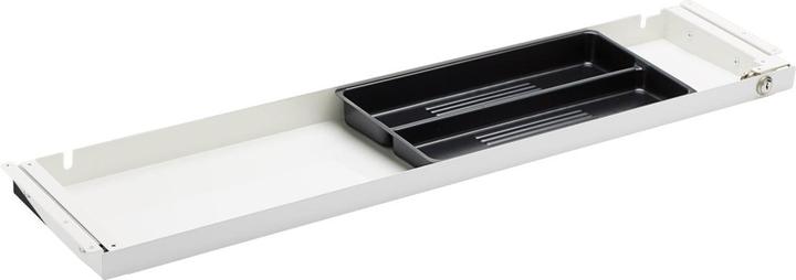 Produktbild TecLines TUS006W Unterbau Schublade 186mm tief L, abschliessbar, weiss