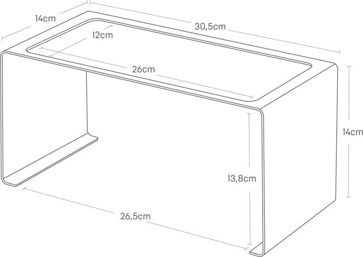 Image du produit Yamazaki Étagère de cuisine étroite empilable TOWER