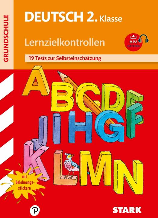 Deutsch 2. Klasse Lernzielkontrolle Training Grundschule (German, Heike Egner, 2017)