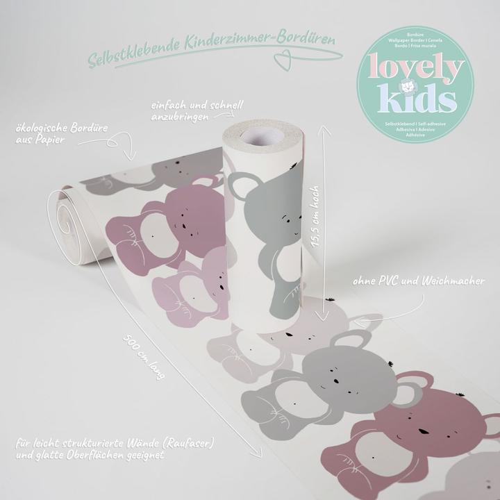 Produktbild A.S. Création Lovely Kids Kinderzimmer Cute Bears mit niedlichen Bären (15 x 500 cm)