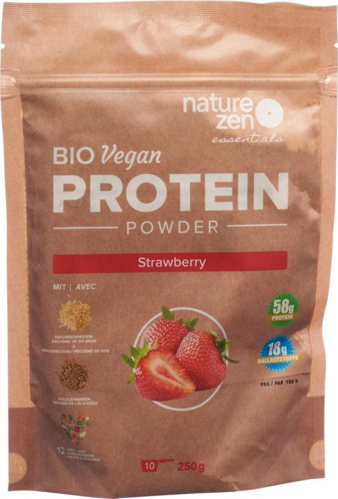 Actual product image Nature Zen Bio Vegan Protein Powder (Strawberry, 1 pcs., 250 g)