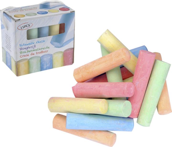 Actual product image Natura Punto Street Chalk (Multicoloured, 15 x)