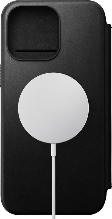 Image du produit Nomad Modern Leather Folio iPhone 15 Pro Max Noir (Apple iPhone 15 Pro Max)