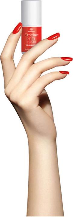 Immagine prodotto Alessandro Striplac Peel or Soak Classic Red 8 ml (Arancia, Rosso, Smalto pelabile)