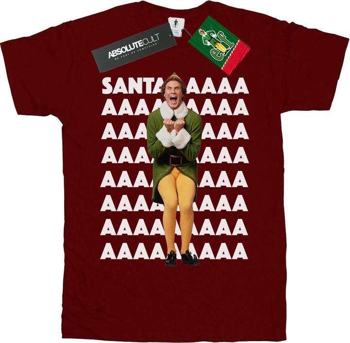 Elf Buddy Santa Scream TShirt Mädchen