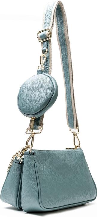 Actual product image Lazarotti Milano Leather shoulder bag 23 cm