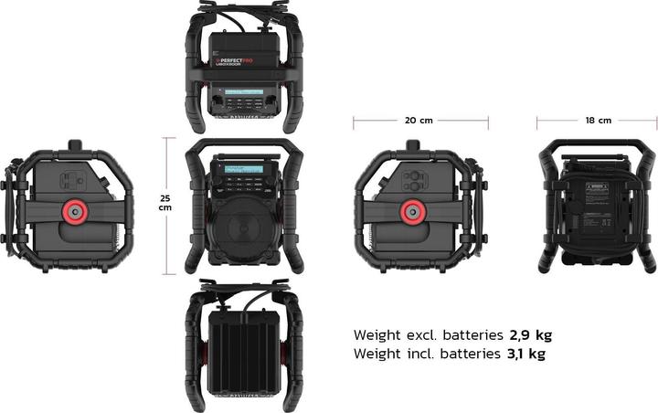 Produktbild PerfectPro UBOX500R (DAB+, UKW, DAB, Bluetooth)