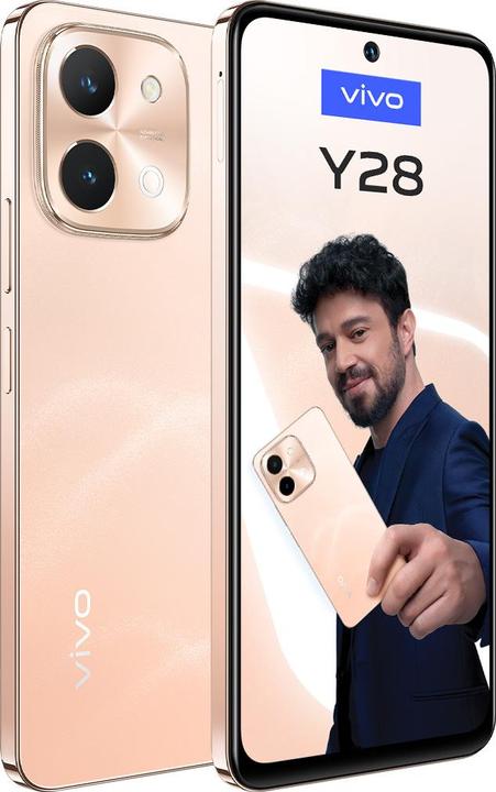 Actual product image Vivo Y28 (256 GB, Mercan Turuncusu, 6.68", Dual SIM, 4G)