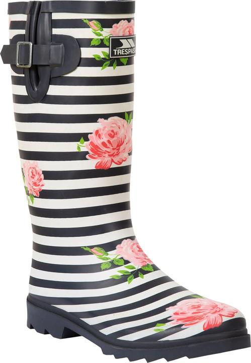 Actual product image Trespass Womens/Ladies Elena Floral Wellington Boots (38)