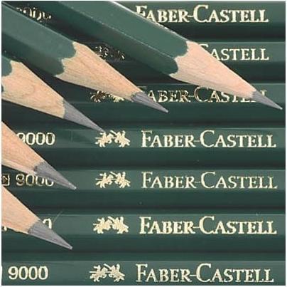 Image du produit Faber-Castell Crayon CASTELL 9000 (3H, 1 x)
