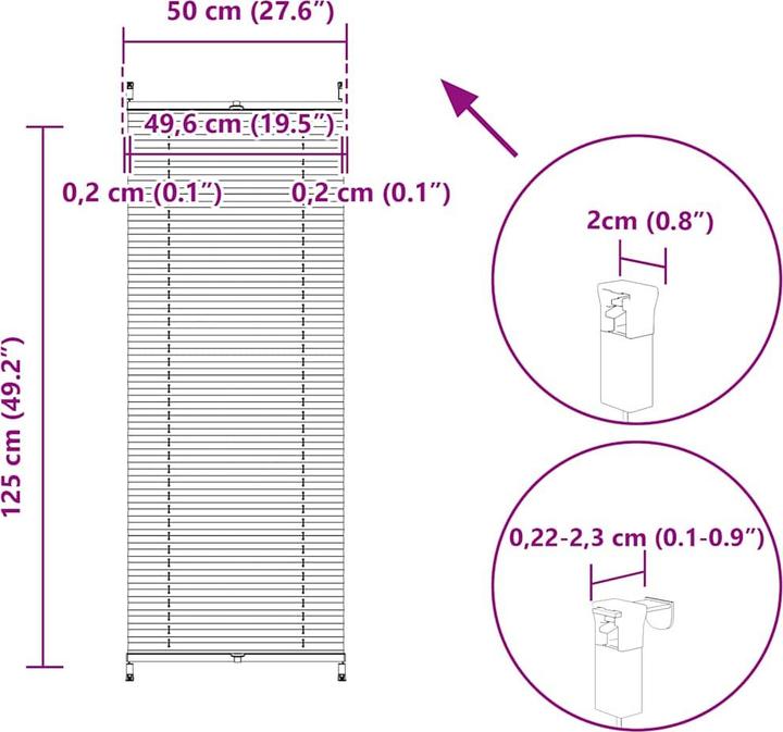 Produktbild VidaXL Dionis (50 x 125 cm)