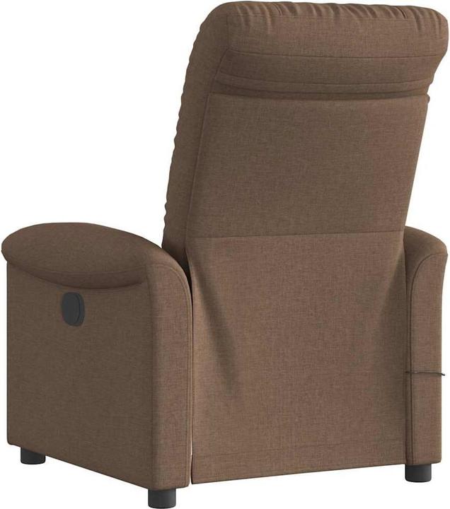 Produktbild VidaXL Massagesessel Braun Stoff Massage TV-Sessel Sessel mit Massagefunktion