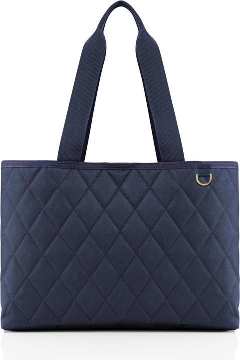 Actual product image reisenthel Bag Classic Shopper L Rhombus Midnight Blue