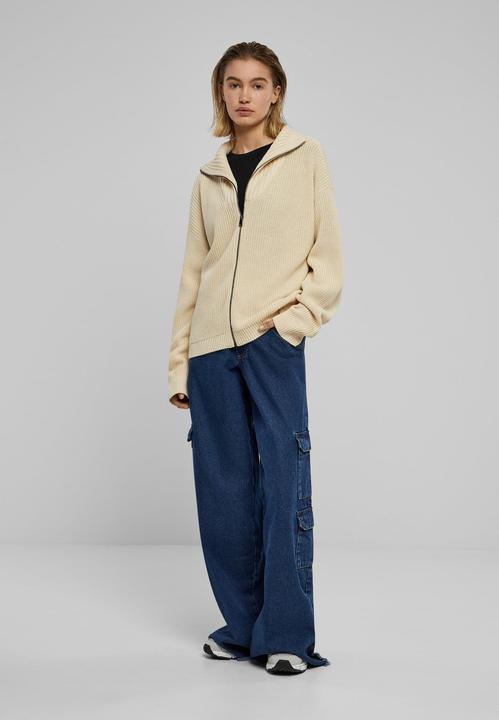 Produktbild Urban Classics Ladies Knitted Zip Cardigan - 126787 (L)