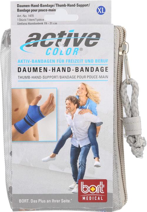Produktbild Bort Medical Daumen-Hand-Bandage XL blau (XL)