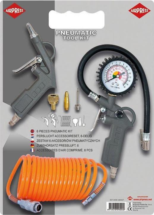 Airpress Accessory set 6 pcs.