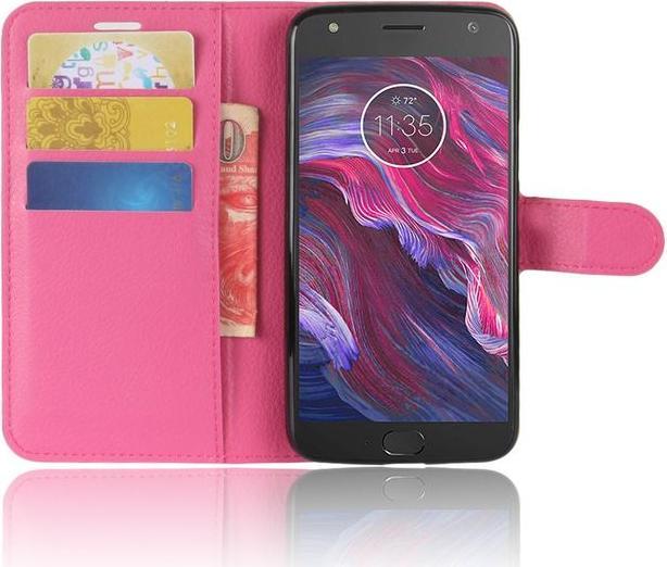 Actual product image MU Classic Classic leather case with litchite texture (Motorola Moto X4)