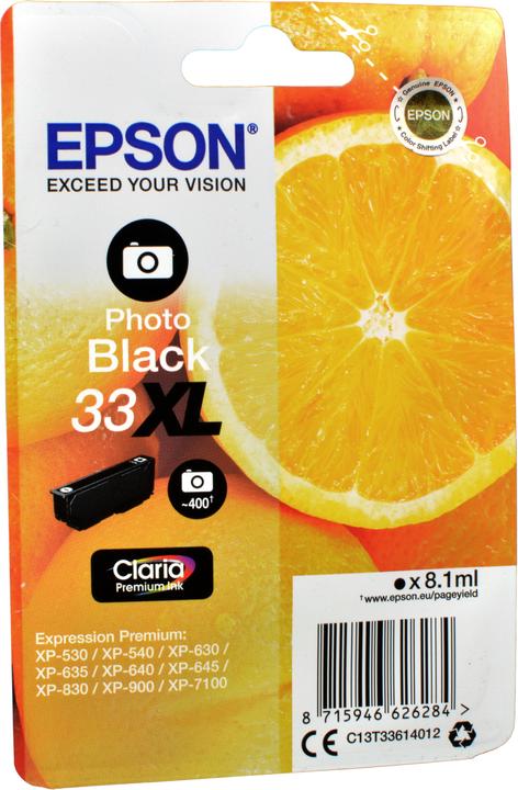 Immagine prodotto Epson 33XL Claria Premium (PBK)