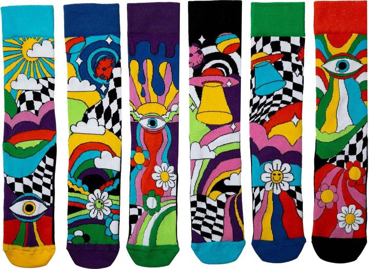 United Oddsocks Sockedelic (3er Pack, 39 - 46)