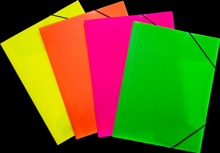 Actual product image HERMA A4 neon translucent folder (A4, 12 x)
