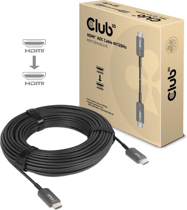 Club 3D HDMI (Typ A) — HDMI (Typ A) (20 m, HDMI)