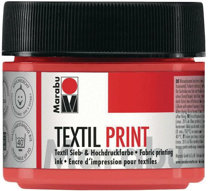 Produktbild Marabu Texil Print (Pyrrolrot, 100 ml)