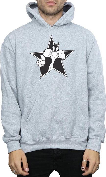Produktbild Looney Tunes Sylvester Mono Star Kapuzenpullover (XL)