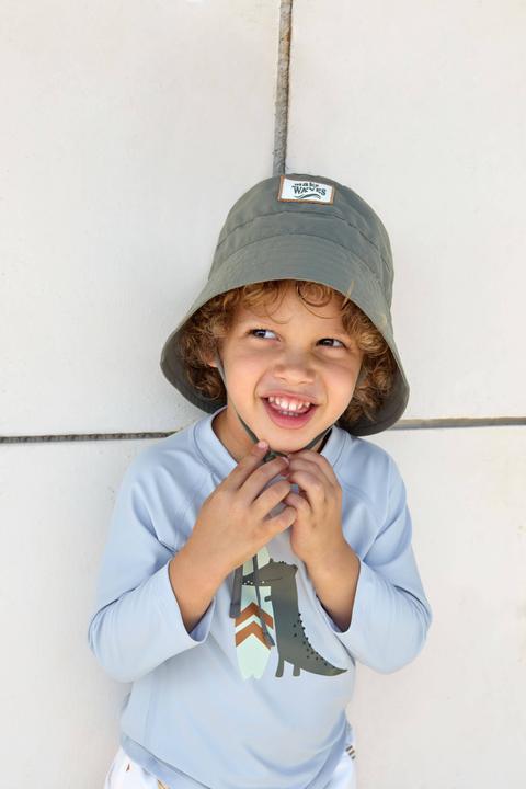 Actual product image Lässig Baby-Bademode Bade-Shirt LSF Long Sleeve Rashguard - Crocodile (92)