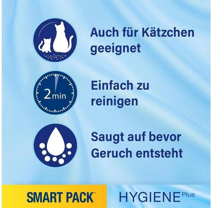 Actual product image Catsan Hygiene Plus Smart Pack™ (Biodegradable, Neutralizing, Non-clumping, 3.90 kg)
