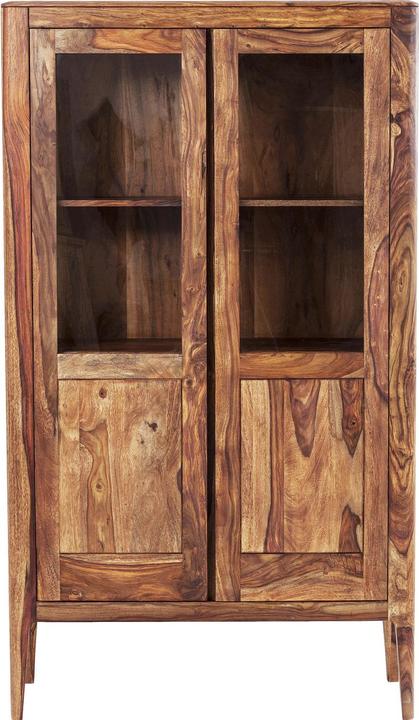 Image du produit Kare Design Vitrine Brooklyn nature 2-portes (100 x 40 x 175 cm)