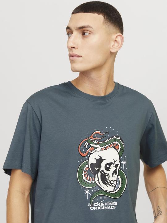 Actual product image Jack & Jones Gedruckt Rundhalsausschnitt T-shirt T-shirt (XS)