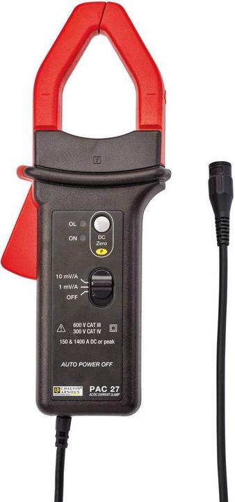 Actual product image Chauvin Arnoux Current clamp adapter PAC series AC/DC current clamps! (CAT III 600V, CAT IV 300V)