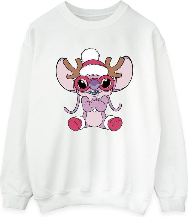 Disney Lilo & Stitch Angel Reindeer Sweatshirt (S)