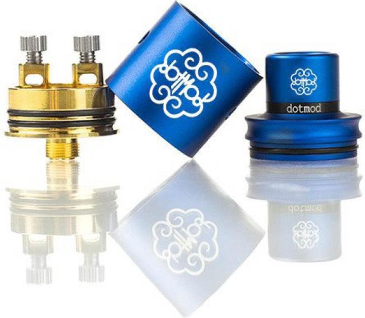 Actual product image Dotmod Petri V2 RDA Tank incl. Conversion Cap Royal Blue (1 x)