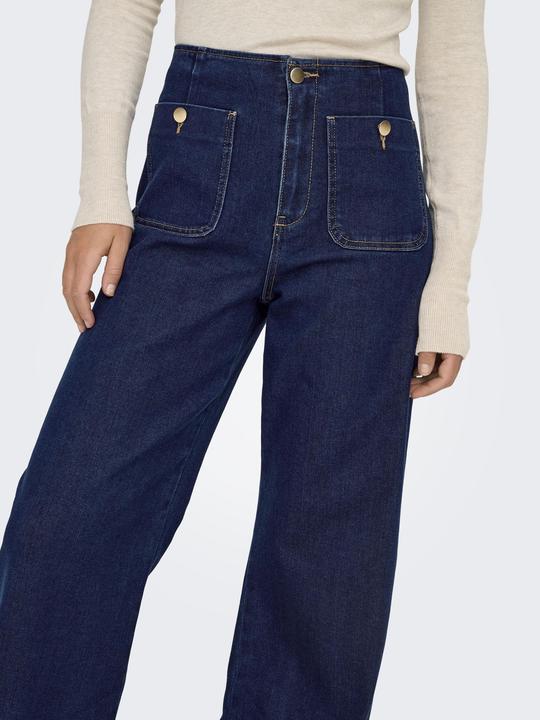 Actual product image Only ONLMADELINE Hohe Taille Weiter Beinschnitt Jeans Jeans mit weitem Bein (L)