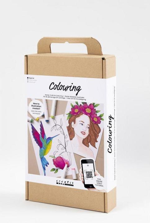 Image du produit Creativ Company Kit de bricolage - Coloriage - Brosse à dessin (970839)