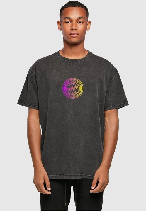 Image du produit FC Bayern München Logo PY Acid Washed Heavy Oversize Tee - 115635 (4XL)