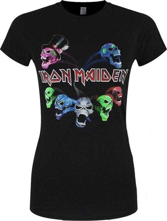 Iron Maiden Legacy Of The Beast Live Album Skull TShirt (XL)