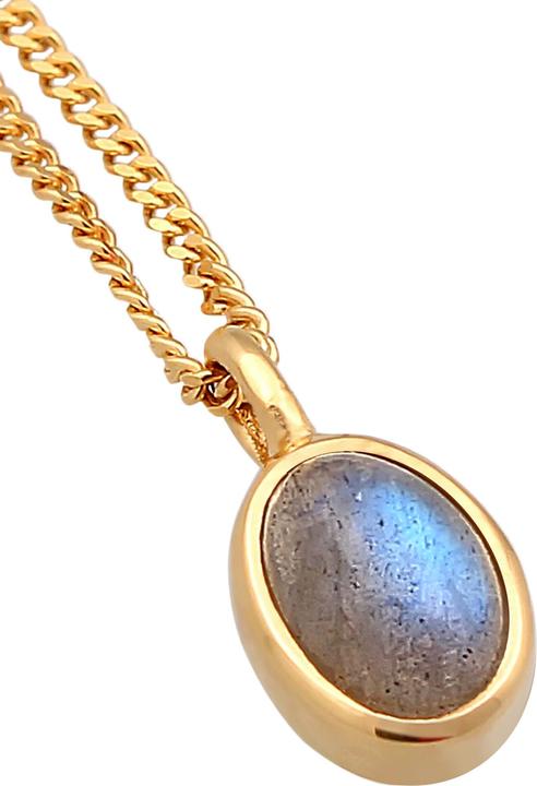 Image du produit Elli Collier de pierres précieuses (375 Or jaune, Labradorite, 42 cm)