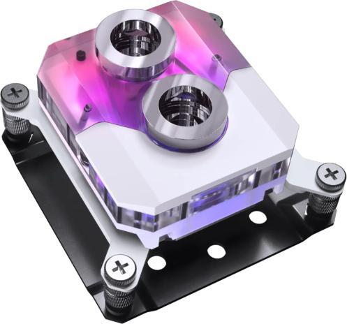 Image du produit Phanteks Glacier EZ-Fit 450CPU Refroidisseur à eau pour CPU, RGB - blanc