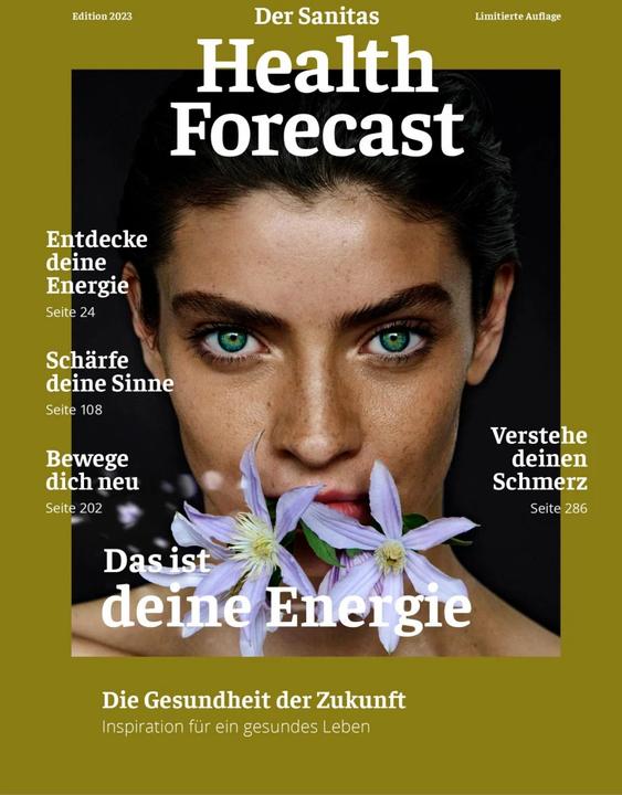 Produktbild Das ist deine Energie – Die Gesundheit der Zukunft (Deutsch, Sanitas Health Forecast, 2023)