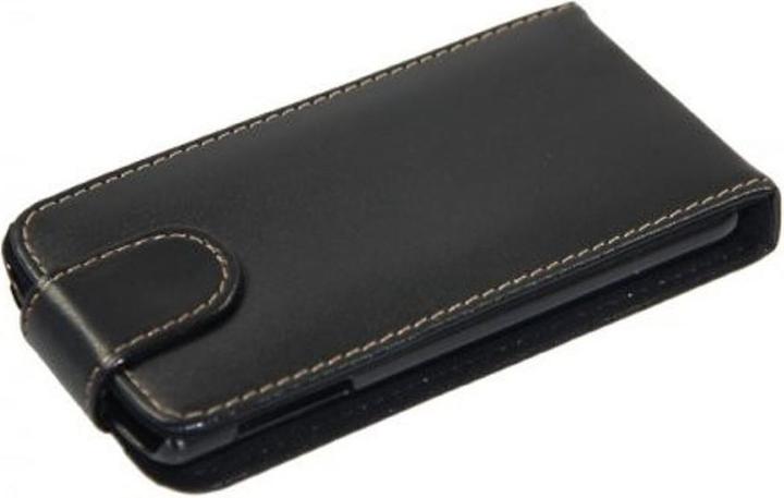 Produktbild König Design Tasche Flip für Samsung S8600 Wave 3 schwarz (Samsung S8600 Wave 3)