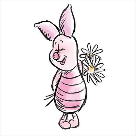 Actual product image Winnie the Pooh Printed Feeling A Little Shy (30 x 30 cm)