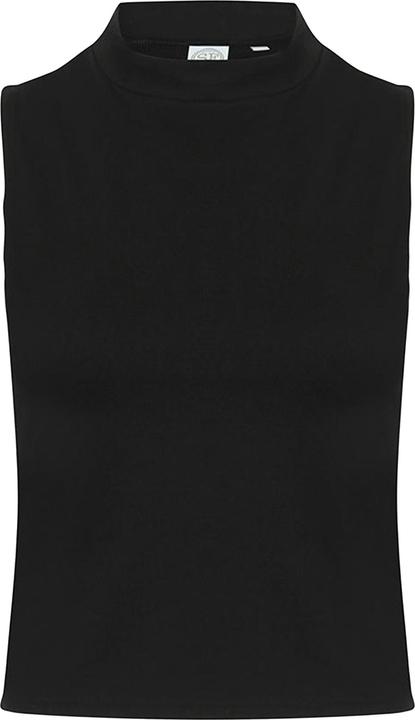 Skinni Fit Hoher Hals Crop Tank Top
