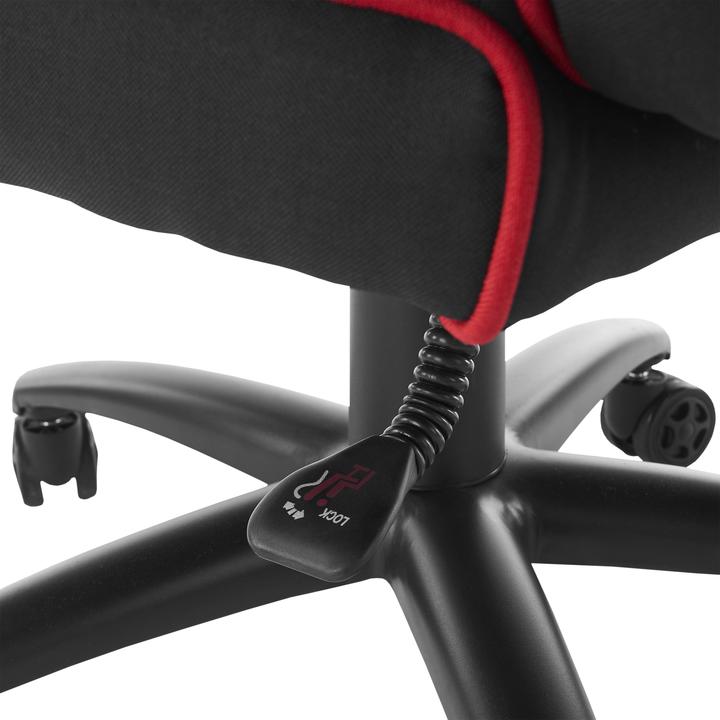 Actual product image White Shark LE MANS Gaming Chair black/red