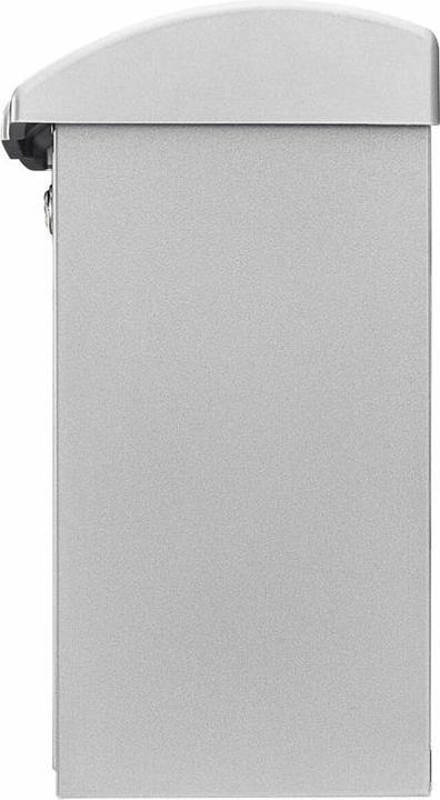 Productafbeelding Burg Wächter Gegalvaniseerd stalen brievenbus BxHxD 389/340/193 mm Olymp zilver met openingsstop