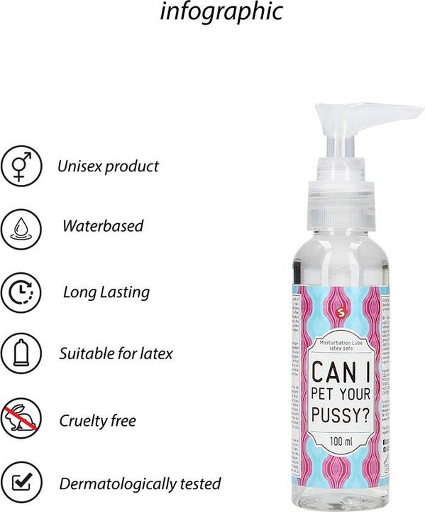 Immagine prodotto Shots Masturbation Lube - Can I Pet Your Pussy? - 100 ml (100 ml)