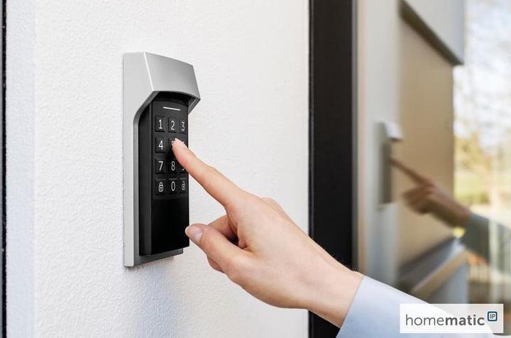 Actual product image Homematic IP Smart Home Keypad (Electronic numerical code)