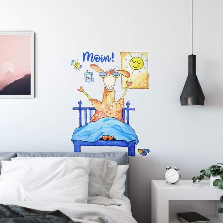 Produktbild Trenddeko Guten Morgen Lama (68 x 90 cm)